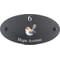 Personalised Wrens Bird Motif Oval Slate House Sign Plaque 25x13cm
