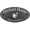 Personalised Wrens Bird Motif Oval Slate House Sign Plaque 25x13cm
