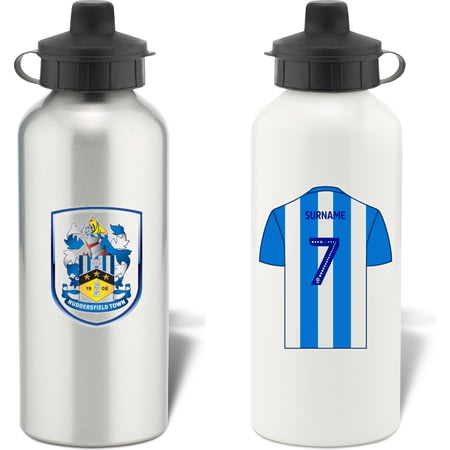 Personalised Huddersfield Town AFC Aluminium Sports Water Bottle