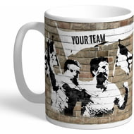 Personalised Football Graffiti Celebration Mug