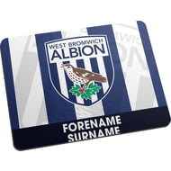 Personalised West Bromwich Albion FC Bold Crest Mouse Mat