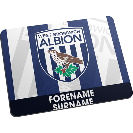 Personalised West Bromwich Albion FC Bold Crest Mouse Mat