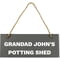 Personalised Bold Design Hanging Slate Sign/Plaque