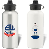 Personalised Bolton Wanderers Player Figure Aluminium Sports Water Bottle