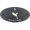 Personalised Cockatoo Bird Motif Oval Slate House Sign Plaque 25x13cm
