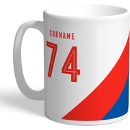 Personalised Crystal Palace FC Stripe Mug