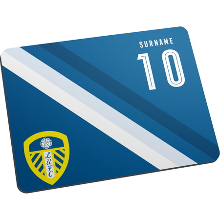 Personalised Leeds United FC Stripe Mouse Mat