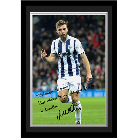 Personalised West Bromwich Albion FC Morrison Autograph Player Photo Framed Print