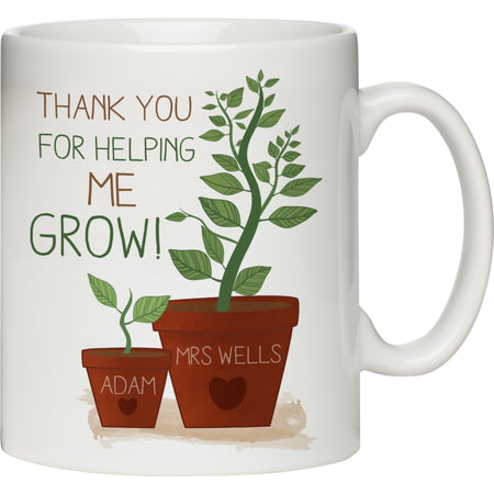 Personalised Helping Me To Grow Mug