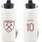 Personalised West Ham United Retro Shirt Aluminium Sports Water Bottle