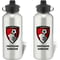 Personalised AFC Bournemouth Bold Crest Aluminium Sports Water Bottle