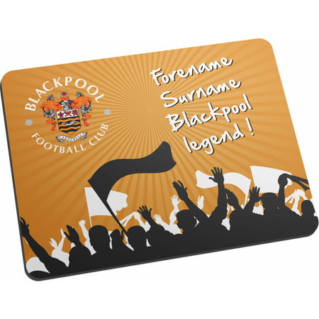 Personalised Blackpool FC Legend Mouse Mat