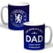 Personalised Chelsea FC World's Best Dad Mug