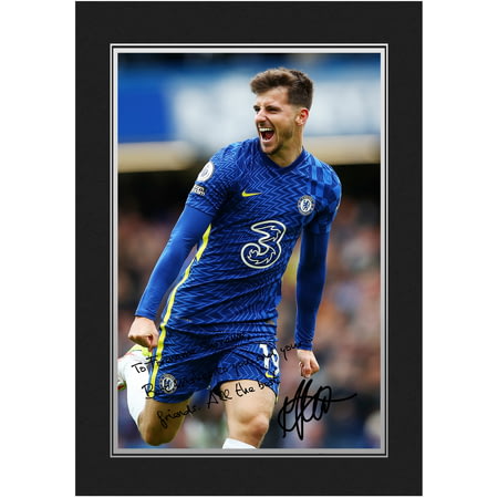 Personalised Chelsea FC Mount Autograph Player Photo Folder