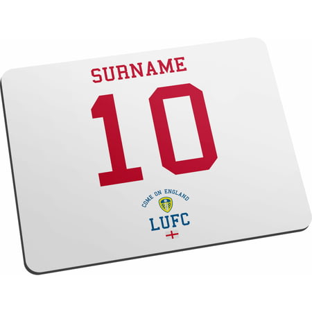 Personalised Leeds United FC Come On England Mouse Mat