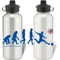 Personalised Reading FC Player Evolution Aluminium Sports Water Bottle