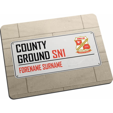 Personalised Swindon Town Street Sign Mouse Mat