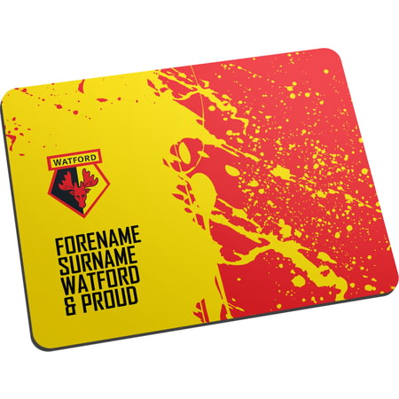 Personalised Watford FC Proud Mouse Mat
