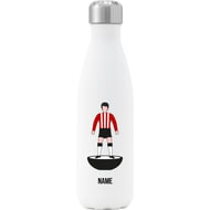 Personalised Brentford Player Figure Insulated Water Bottle - 500ml - White