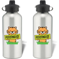 Personalised Kids Tiger Aluminium Water Bottle