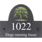 Personalised Oak Tree Dog Motif Slate House Name Or Number Plaque/Sign - 25x20cm