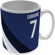 Personalised West Bromwich Albion Colour Stripe Ceramic Mug