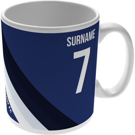 Personalised West Bromwich Albion Colour Stripe Ceramic Mug