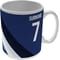 Personalised West Bromwich Albion Colour Stripe Ceramic Mug
