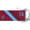 Personalised West Ham United Stripe Mug