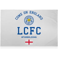 Personalised Leicester City FC Come On England 8ft X 5ft Banner