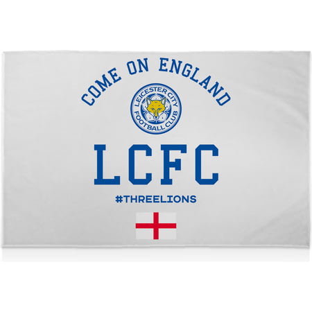 Personalised Leicester City FC Come On England 8ft X 5ft Banner