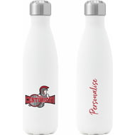 Personalised Leigh Centurions Crest Insulated Water Bottle - White