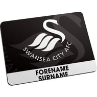 Personalised Swansea City AFC Bold Crest Mouse Mat