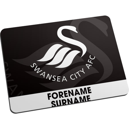 Personalised Swansea City AFC Bold Crest Mouse Mat