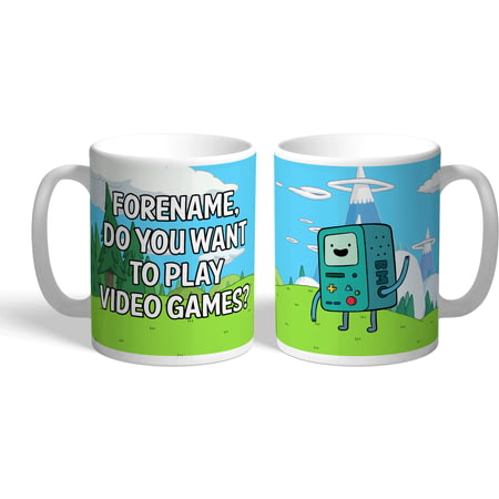 Personalised Adventure Time Video Games Mug