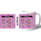 Personalised Grumpy Cat Emoji - Feeling Mug Pink