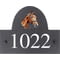 Personalised Horse Dog Motif Slate House Name Or Number Plaque/Sign - 25x20cm
