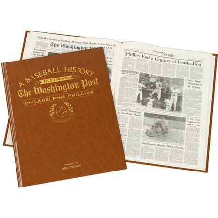 Personalised Philadelphia Phillies Baseball Newspaper Book