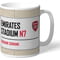 Personalised Arsenal FC Emirates Stadium Street Sign Mug