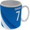 Personalised Huddersfield Town Colour Stripe Ceramic Mug