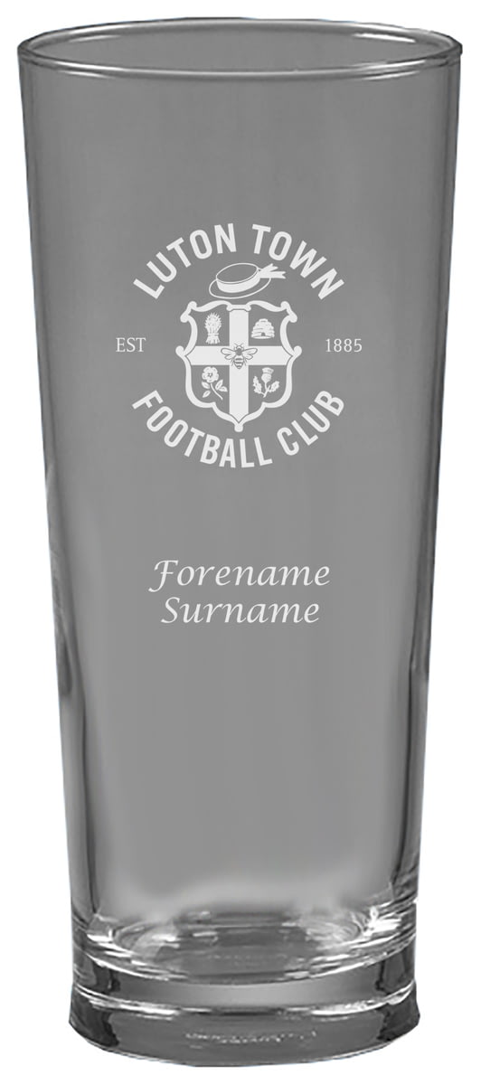 Personalised Whisky Tumbler Luton Town F.C 