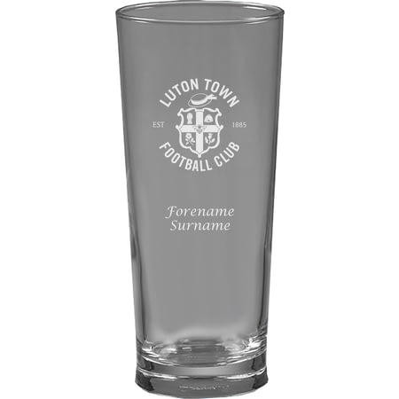 Personalised Luton Town FC Personalised Beer Glass