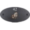 Personalised Otter Wildlife Animal Motif Oval Slate House Sign Plaque 25x13cm