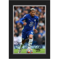 Personalised Chelsea FC Silva Autograph Player Photo Folder
