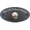 Personalised Bichon Frise Dog Motif Oval Slate House Sign Plaque 25x13cm