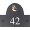 Personalised Chaffinch Bird Motif Slate House Name Or Number Plaque/Sign - 25x20cm