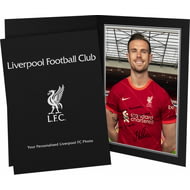 Personalised Liverpool FC Henderson Autograph Player Photo Folder