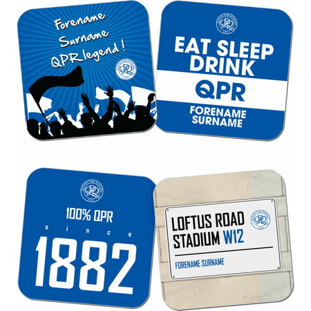 Personalised Queens Park Rangers FC Coasters