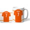 Personalised Blackpool FC Shirt Mug & Coaster Set