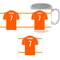 Personalised 'Back of Shirt' Mug & Coaster Set for Blackpool supporters - 11oz Ceramic Mug